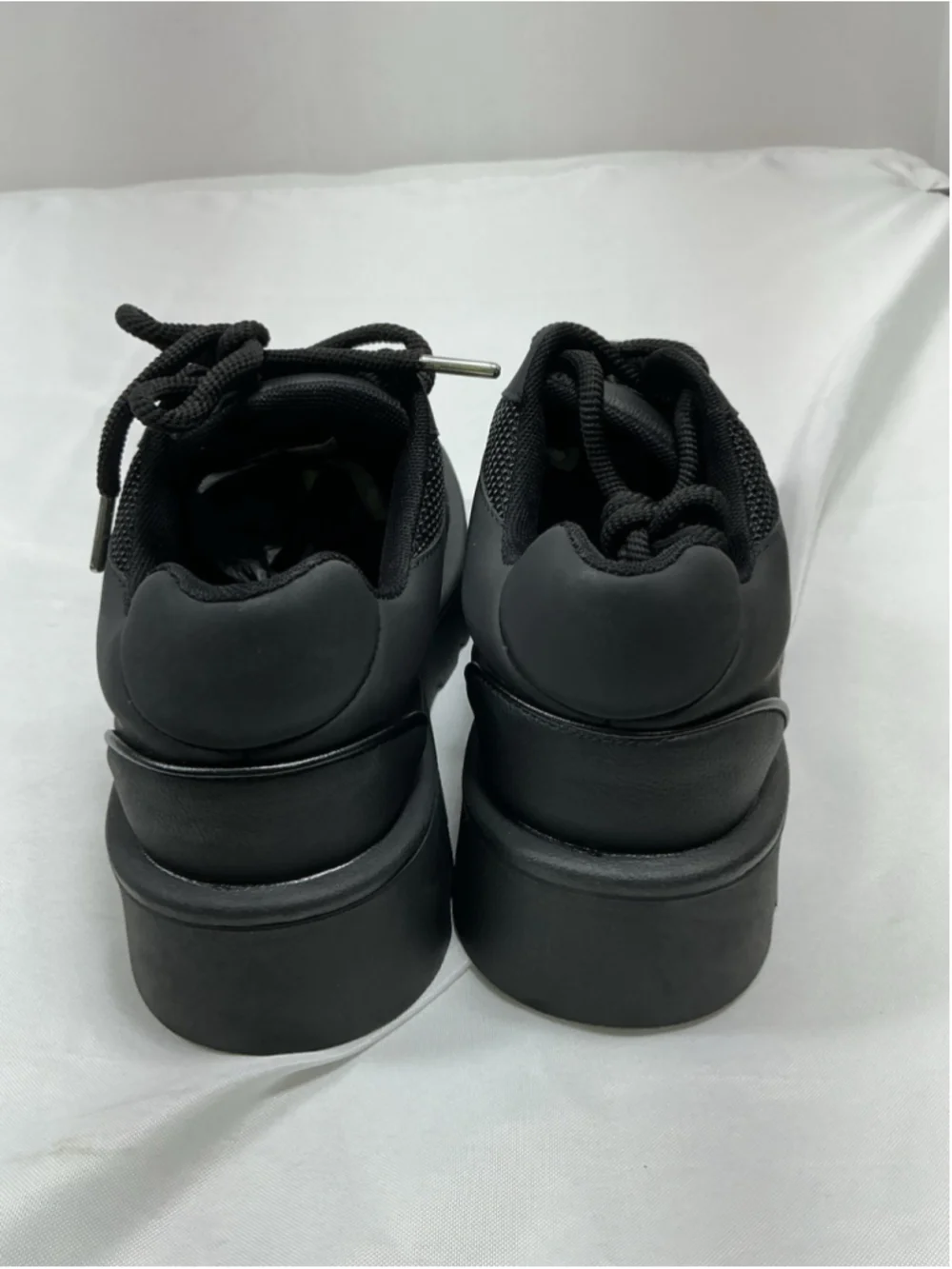 Men’s New Fashion Platform Chunky Lace Up Oxfords Black Size 255 US 8